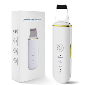 The New Ultrasonic Facial Cleanser Peeling Machine Removes Facial Blackheads (Color: White)