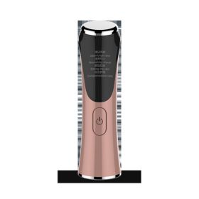 USB Beauty Device Ultrasonic Import Device Facial Cleanser (Option: Rose gold)