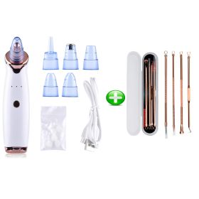 Blackhead Instrument Electric Suction Facial Washing Instrument Beauty Acne Cleaning Blackhead Suction Instrument (Option: B Style)