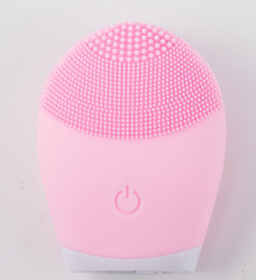 Electric facial cleanser (Color: Pink)