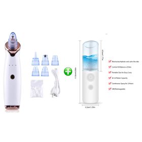 Blackhead Instrument Electric Suction Facial Washing Instrument Beauty Acne Cleaning Blackhead Suction Instrument (Option: D Style)