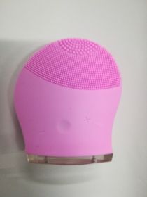 silicon gel cleanser (Color: Pink)