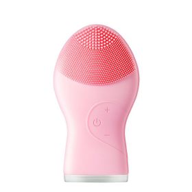 Waterproof silicone facial cleanser factory straight (Option: Pink Chinese)