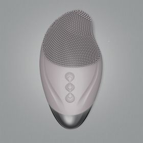 Waterproof silicone cleansing instrument (Option: Grey-Heating models)